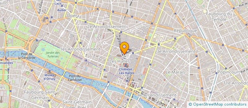 localisation de l'entreprise SCI DENTIC à PARIS