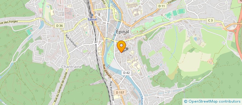 localisation de l'entreprise SCI DENTICULUS à EPINAL