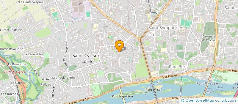 localisation de l'entreprise SCI DENTINE à SAINT-CYR-SUR-LOIRE