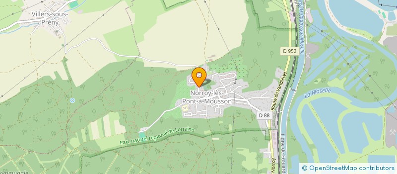 localisation de l'entreprise SCI DENTINE  NORROY-LES-PONT-A-MOUSSON