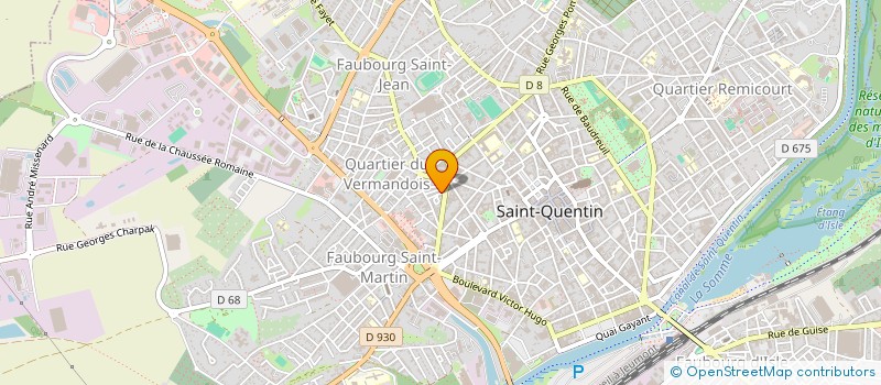localisation de l'entreprise SCI DENTIPOCHARLY à SAINT-QUENTIN