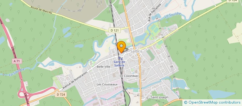 localisation de l'entreprise SCI DENTISTES  SALBRIS