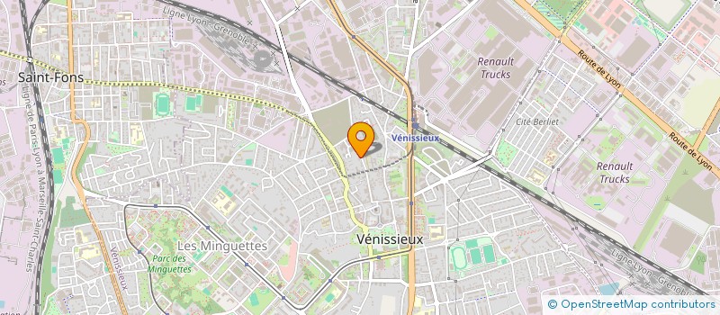 localisation de l'entreprise SCI DENTISTES CROIZAT  VENISSIEUX