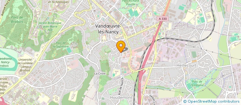 localisation de l'entreprise SCI DENTISTES HDL  VANDUVRE-LES-NANCY