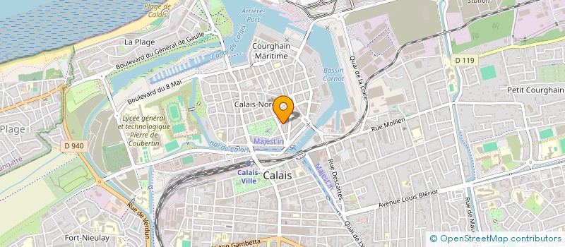 localisation de l'entreprise SCI DENTLEBHAR  CALAIS