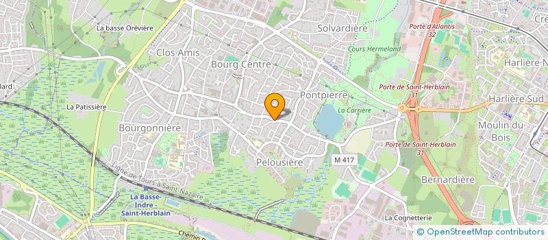 localisation de l'entreprise SCI DENTOLOGIS  SAINT-HERBLAIN