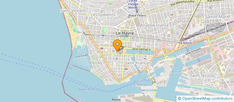 localisation de l'entreprise SCI DENTRACINE à LE HAVRE