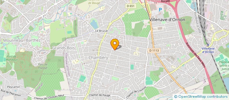 localisation de l'entreprise SCI DENTS DE LOUP  VILLENAVE-D'ORNON