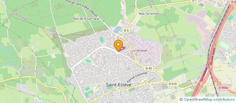 localisation de l'entreprise SCI DENVER  SAINT-ESTEVE