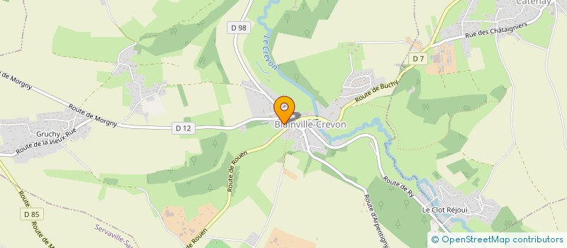 localisation de l'entreprise SCI DENVER  BLAINVILLE-CREVON