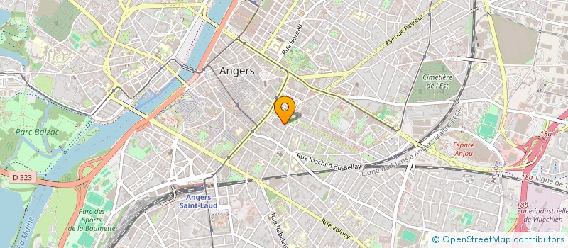 localisation de l'entreprise SCI DENVOL à ANGERS