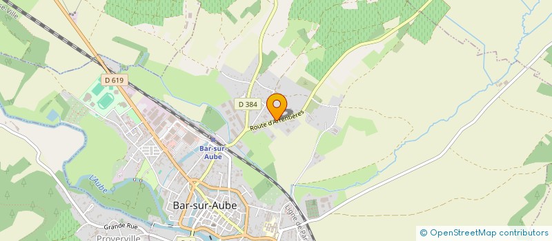 localisation de l'entreprise SCI DENYS PAPIN  BAR-SUR-AUBE