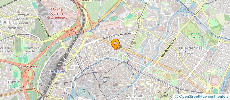 localisation de l'entreprise SCI DENYSE  STRASBOURG