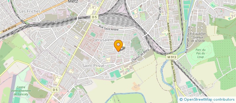 localisation de l'entreprise SCI DENYSINVEST à MONTIGNY-LES-METZ