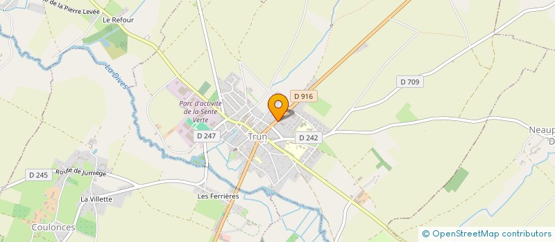 localisation de l'entreprise SCI DENYX à TRUN