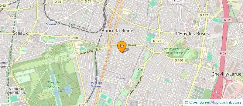 localisation de l'entreprise SCI DEO à BOURG-LA-REINE