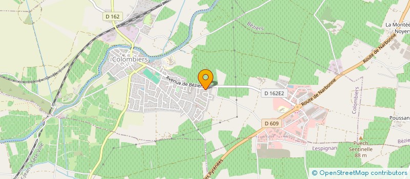 localisation de l'entreprise SCI DEOGRACIA à COLOMBIERS