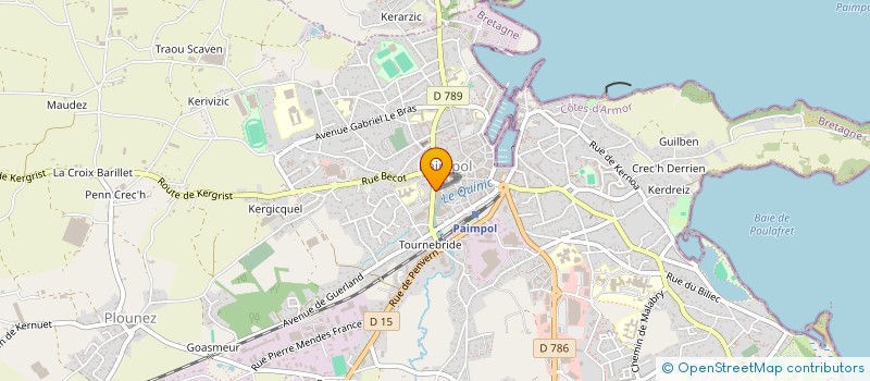 localisation de l'entreprise SCI DEOS  PAIMPOL