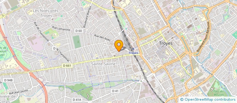 localisation de l'entreprise SCI DEPAC  SAINTE-SAVINE