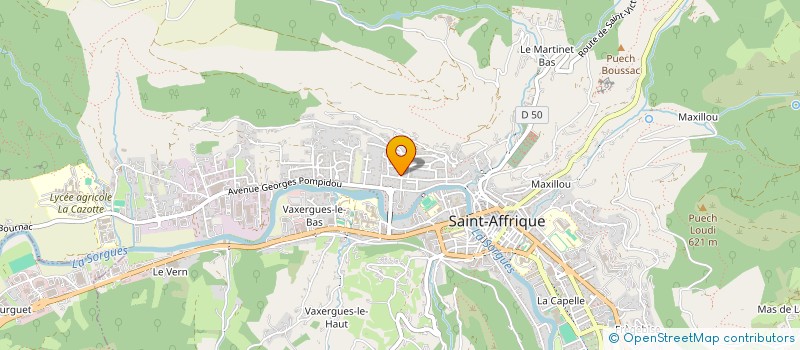 localisation de l'entreprise SCI DEPALANI  SAINT-AFFRIQUE