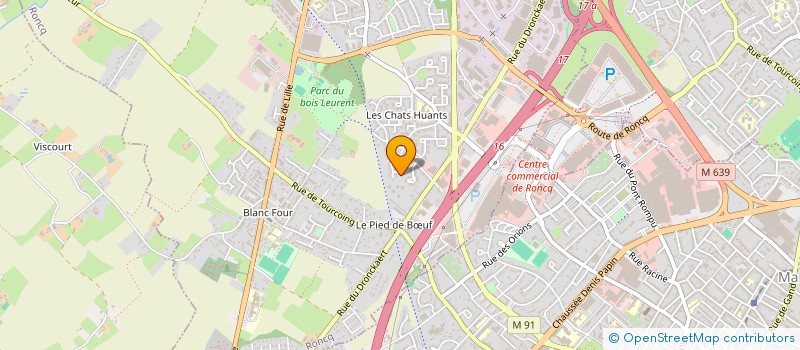 localisation de l'entreprise SCI DEPAN RESTHO à RONCQ