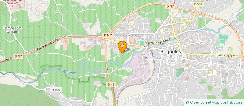 localisation de l'entreprise SCI DEPANDRE à BRIGNOLES