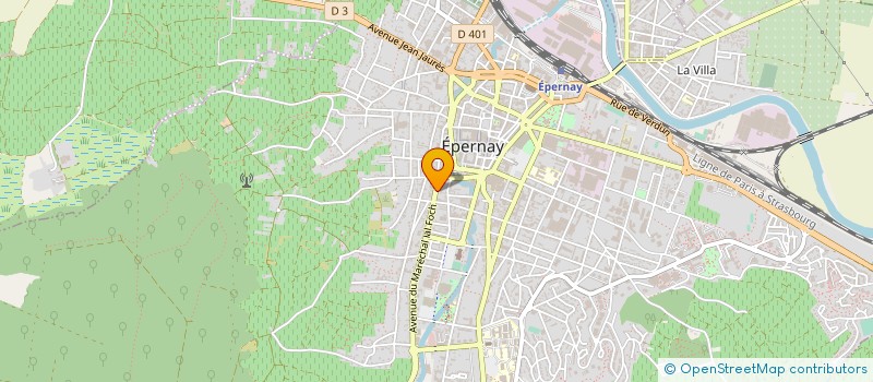 localisation de l'entreprise SCI DEPARC à EPERNAY