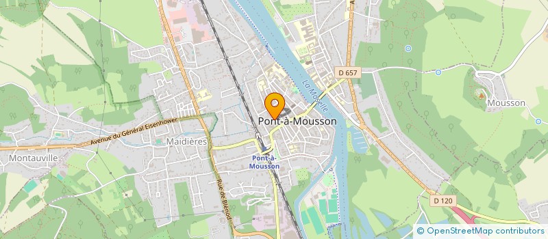 localisation de l'entreprise SCI DEPARDIEU  PONT-A-MOUSSON