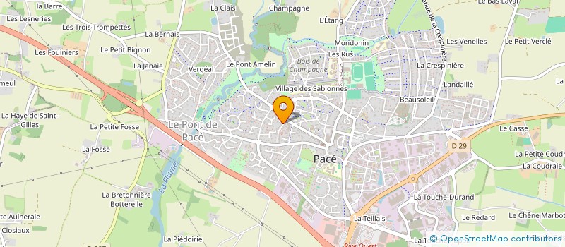 localisation de l'entreprise SCI DEPARFILS à PACE
