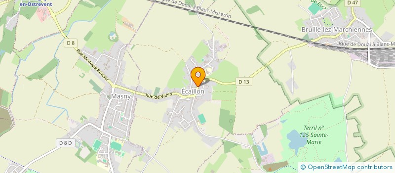 localisation de l'entreprise SCI DEPARIS  ECAILLON