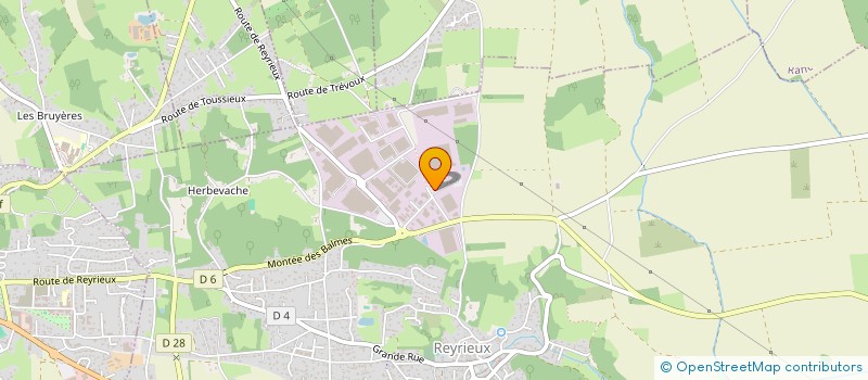 localisation de l'entreprise SCI DEPAS à REYRIEUX