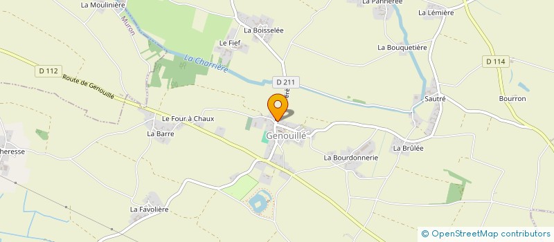 localisation de l'entreprise SCI DEPAUNIS  GENOUILLE