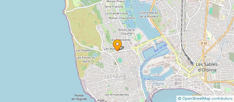 localisation de l'entreprise SCI DEPAUWDEDEBAN à LES SABLES D'OLONNE