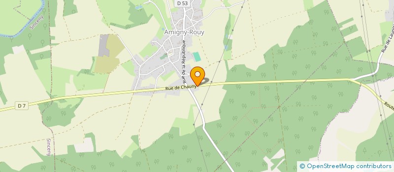 localisation de l'entreprise SCI DEPCAR à AMIGNY-ROUY