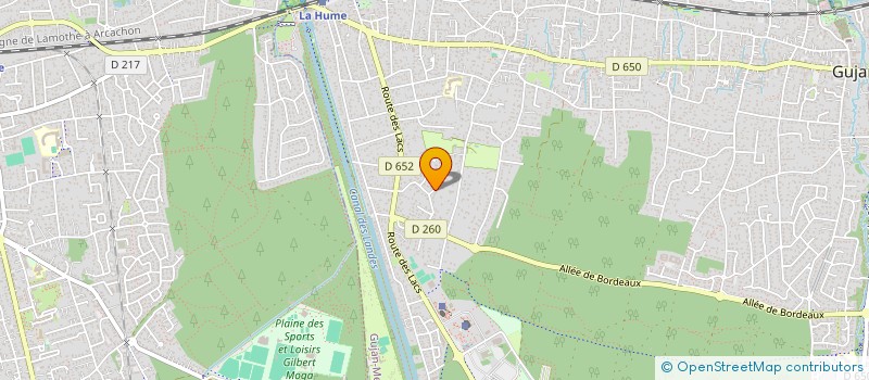 localisation de l'entreprise SCI DEPEC  GUJAN-MESTRAS