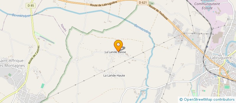 localisation de l'entreprise SCI DEPETRIS  LABRUGUIERE