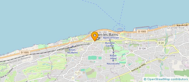 localisation de l'entreprise SCI DEPEYRE EN FILS  EVIAN-LES-BAINS