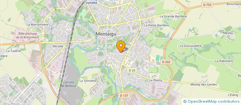 localisation de l'entreprise SCI DEPHICA à MONTAIGU-VENDEE