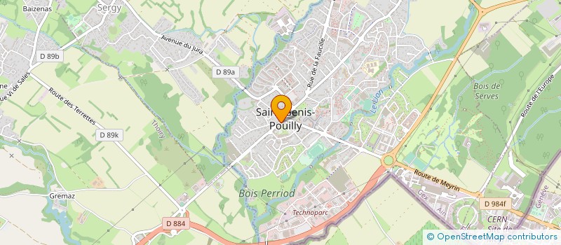 localisation de l'entreprise SCI DEPIERRE à SAINT-GENIS-POUILLY