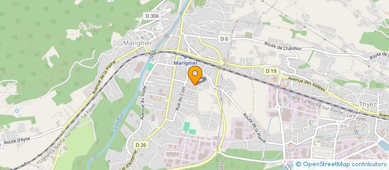 localisation de l'entreprise SCI DEPIM  MARIGNIER