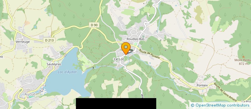 localisation de l'entreprise SCI DEPLAGNE  AYDAT