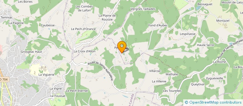 localisation de l'entreprise SCI DEPLEC à SAINTE-NATHALENE
