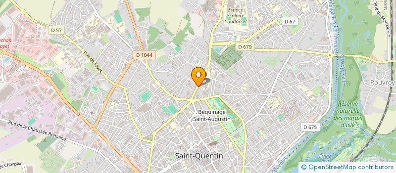 localisation de l'entreprise SCI DEPLETONIQUE à SAINT-QUENTIN