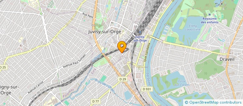 localisation de l'entreprise SCI DEPOLE  JUVISY-SUR-ORGE