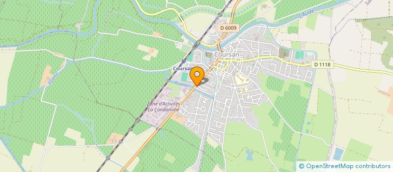 localisation de l'entreprise SCI DEPOT 22  COURSAN