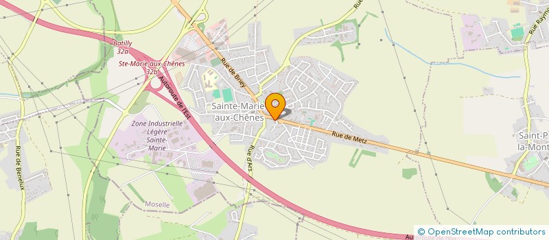 localisation de l'entreprise SCI DEPOT  SAINTE-MARIE-AUX-CHENES