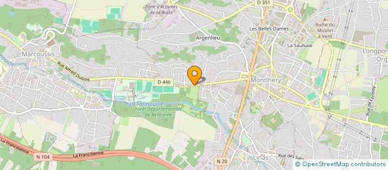 localisation de l'entreprise SCI DEPOT LOC  MONTLHERY