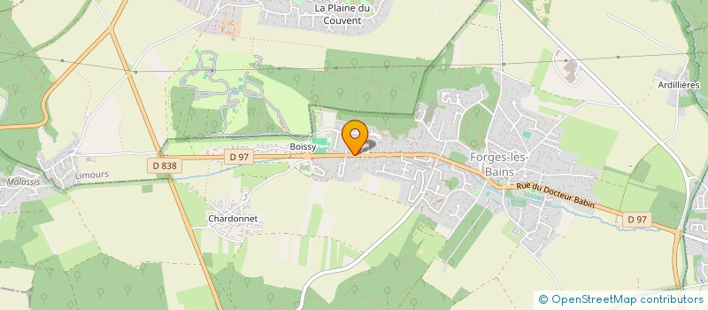 localisation de l'entreprise SCI DEPOU  FORGES-LES-BAINS