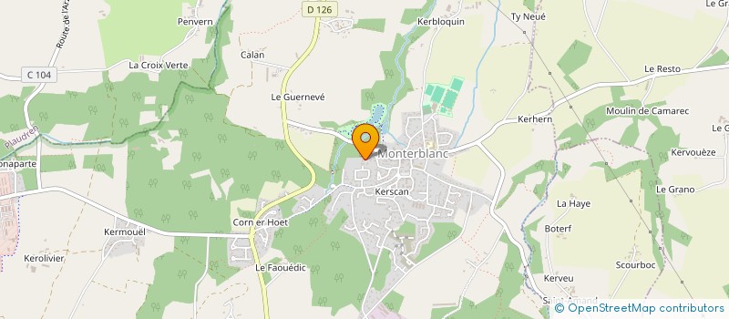 localisation de l'entreprise SCI DEPOUEZ  MONTERBLANC