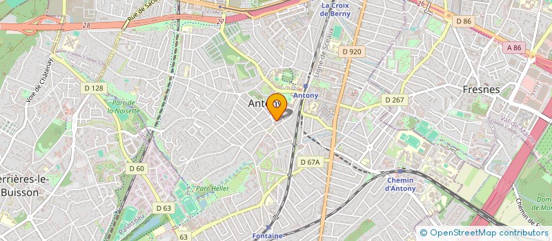 localisation de l'entreprise SCI DEPOUILLY DEUX à ANTONY